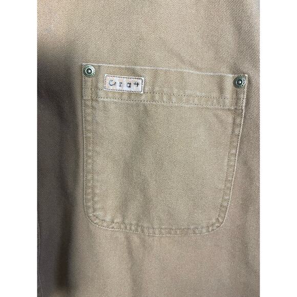 Carhartt Mens 3XL Distressed Flannel Lined Double Pocket Shirt Jacket - Picture 4 of 7